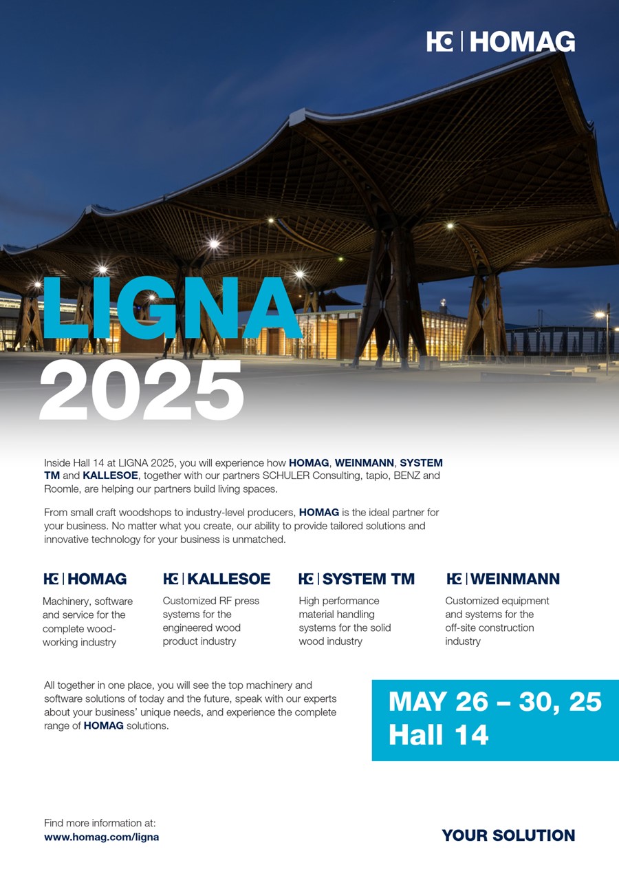 LIGNA2025 | 5月26-30日，豪迈邀您一起前往德国感受前沿技术